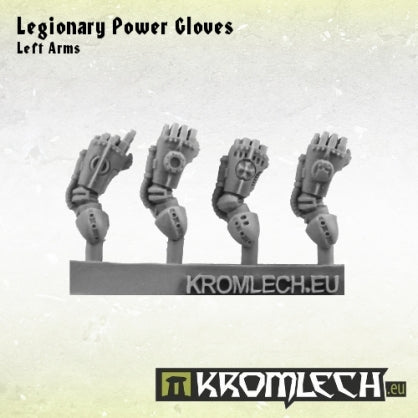 Legionary Power Gloves left (4) Minatures Kromlech    | Red Claw Gaming