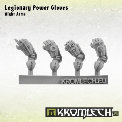 Legionary Power Gloves right (4) Minatures Kromlech    | Red Claw Gaming