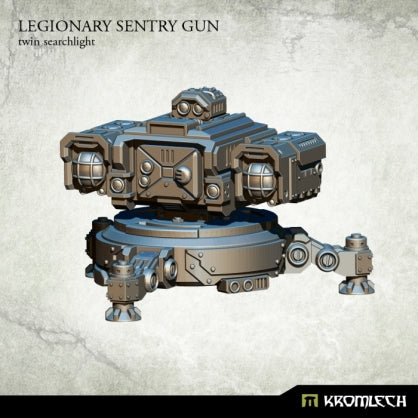 Legionary Sentry Gun: Twin Searchlight (1) Minatures Kromlech    | Red Claw Gaming