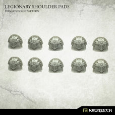 Legionary Shoulder Pads: Dragon Pattern (10) Minatures Kromlech    | Red Claw Gaming