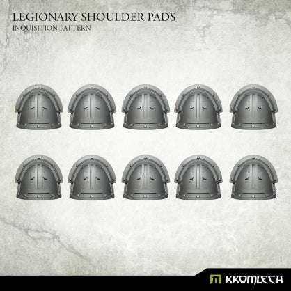 Legionary Shoulder Pads: Inquisition Pattern (10) Minatures Kromlech    | Red Claw Gaming
