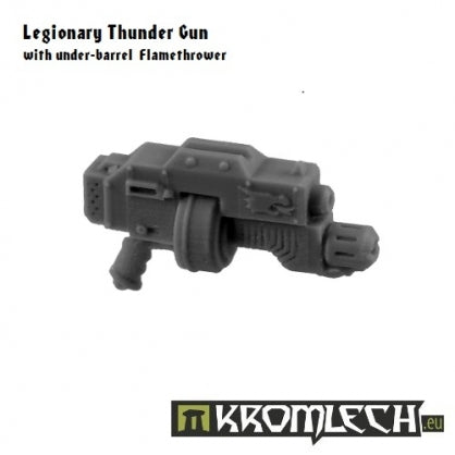 Legionary Thunder Gun with under-barrel Flamethrower (5) Minatures Kromlech    | Red Claw Gaming