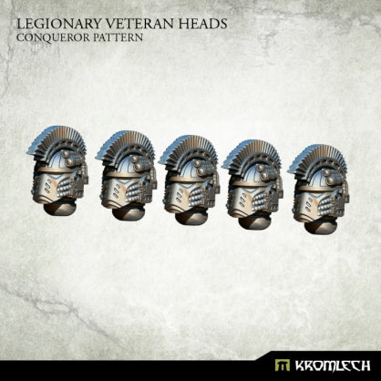 Legionary Veteran Heads: Conqueror Pattern (5) Minatures Kromlech    | Red Claw Gaming