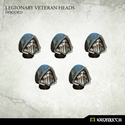 Legionary Veteran Heads: Hooded (5) Minatures Kromlech    | Red Claw Gaming