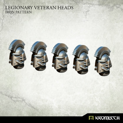 Legionary Veteran Heads: Iron Pattern (5) Minatures Kromlech    | Red Claw Gaming