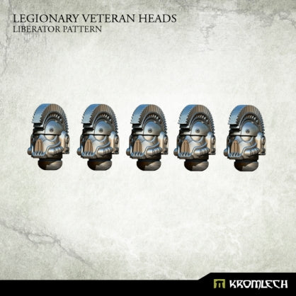 Legionary Veteran Heads: Liberator Pattern (5) Minatures Kromlech    | Red Claw Gaming
