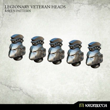 Legionary Veteran Heads: Raven Pattern (5) Minatures Kromlech    | Red Claw Gaming