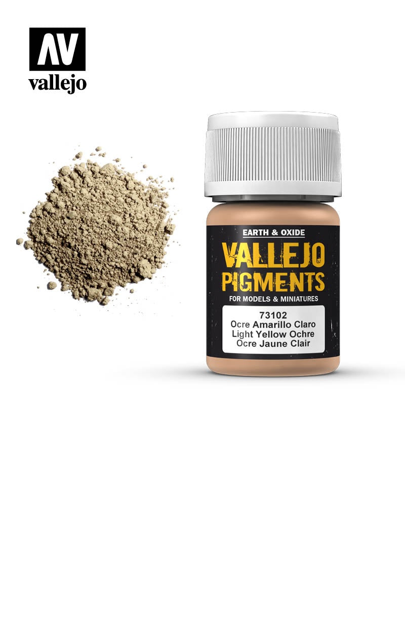 Light Yellow Ochre Vallejo Pigment Vallejo    | Red Claw Gaming