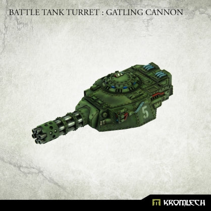 Battle Tank Turret: Gatling Cannon (1) Minatures Kromlech    | Red Claw Gaming