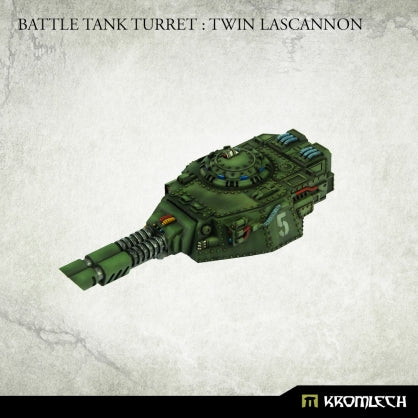 Battle Tank Turret: Twin Lascannon (1) Minatures Kromlech    | Red Claw Gaming
