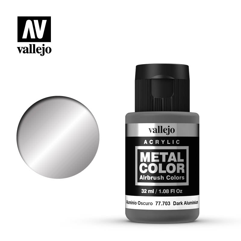 Metal Color Dark Aluminium Metal Color Vallejo    | Red Claw Gaming
