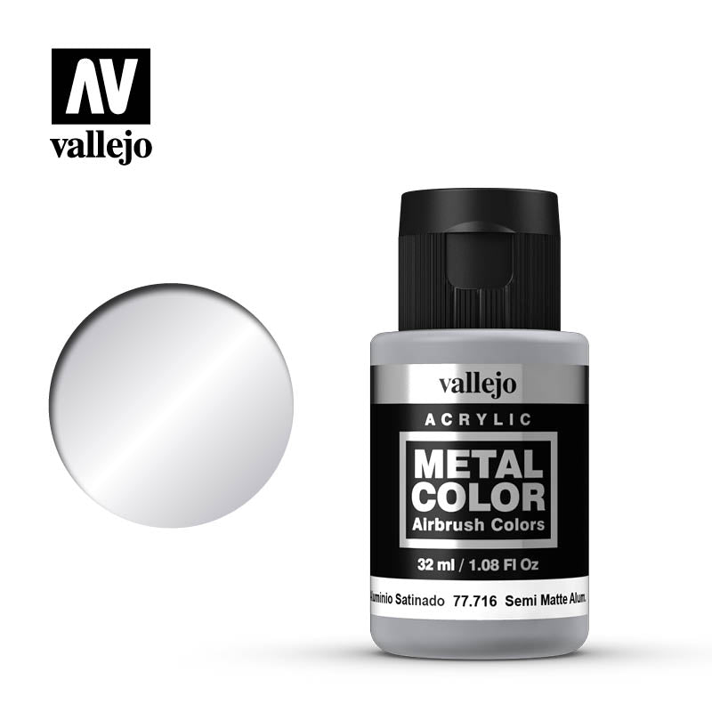 Metal Color Semi Matte Aluminium Metal Color Vallejo    | Red Claw Gaming