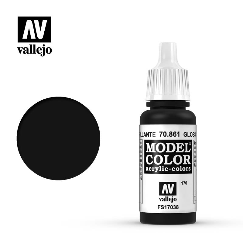 Glossy Black (MC) Vallejo Model Color Vallejo    | Red Claw Gaming