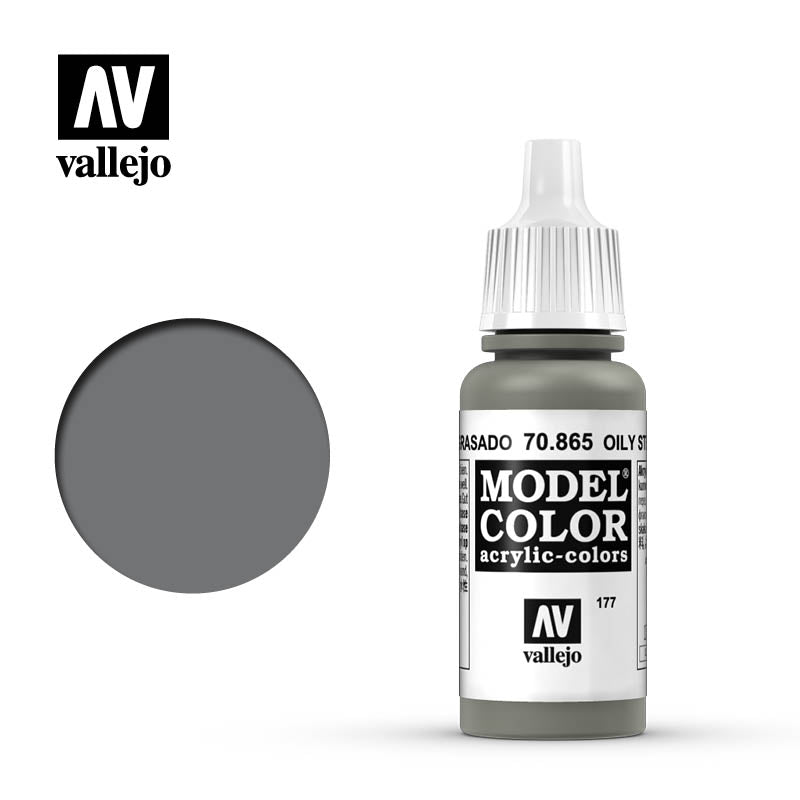 Oily Steel (MC) Vallejo Model Color Vallejo    | Red Claw Gaming