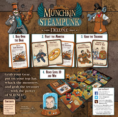 Munchkin Steampunk Deluxe Board Games Steve Jackson    | Red Claw Gaming