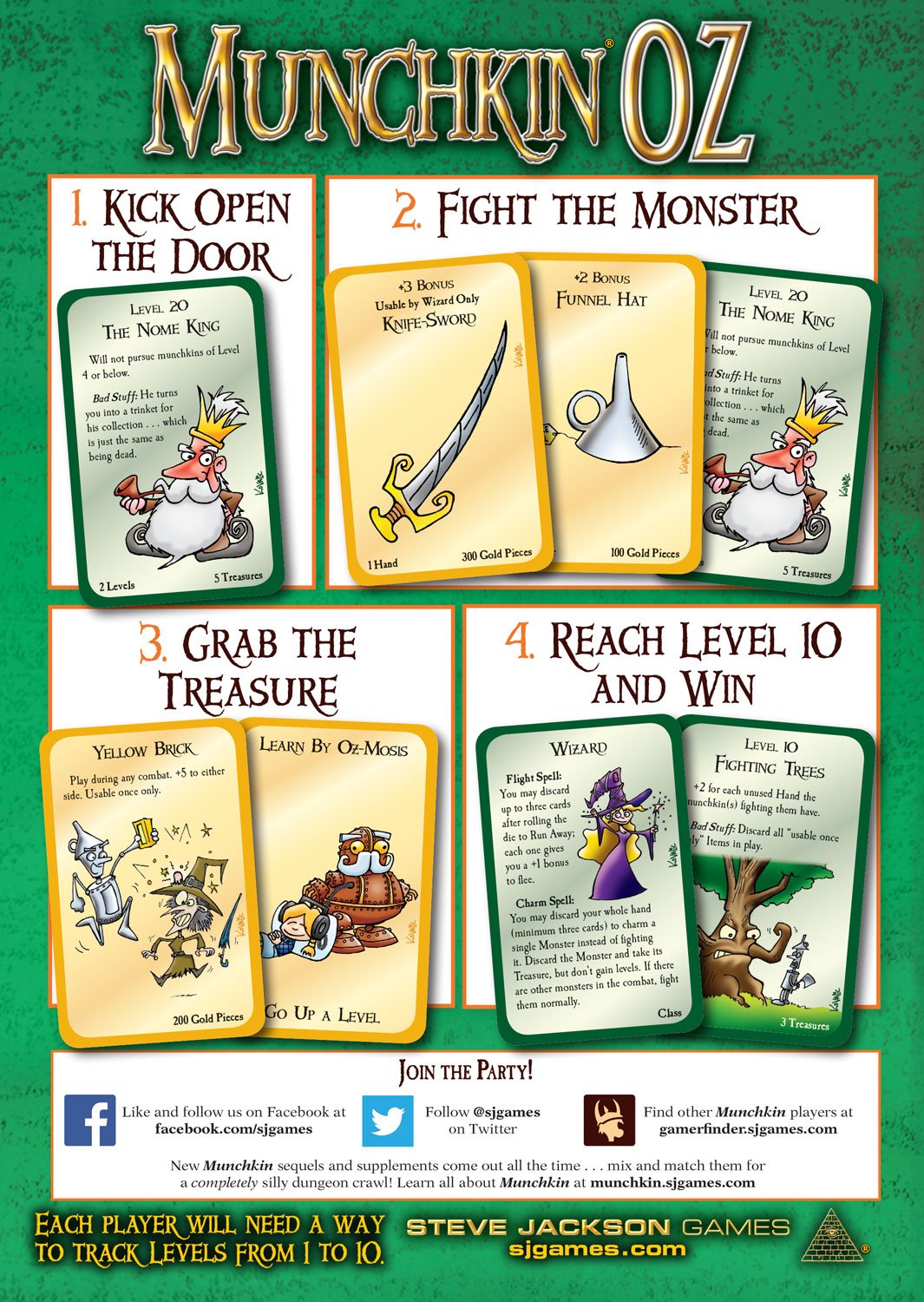 Munchkin Oz Board Games Steve Jackson    | Red Claw Gaming