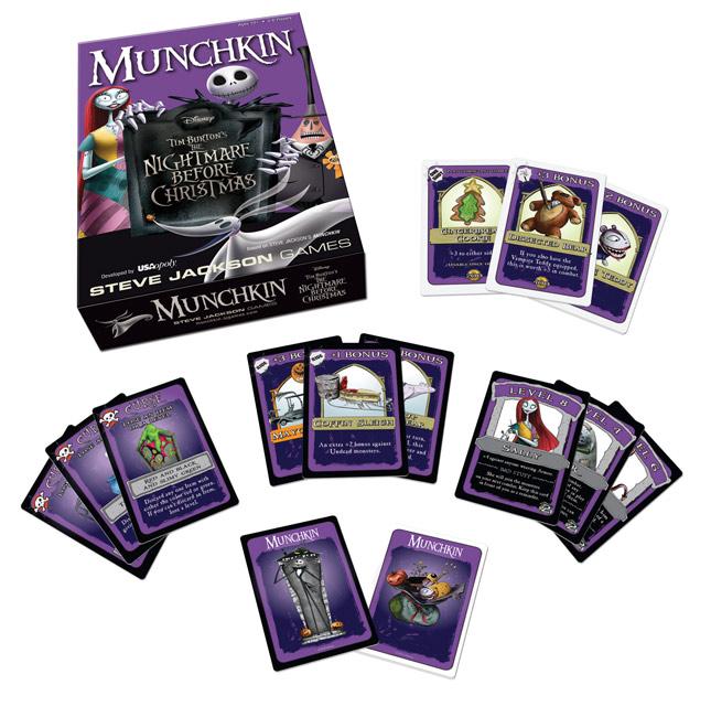 Munchkin: The Nightmare Before Christmas Board Games Steve Jackson    | Red Claw Gaming