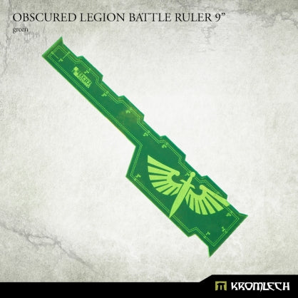 Obscured Legion Battle Ruler 9" [Green] Minatures Kromlech    | Red Claw Gaming