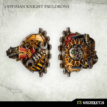 Odyssian Knight Pauldrons (2) Minatures Kromlech    | Red Claw Gaming