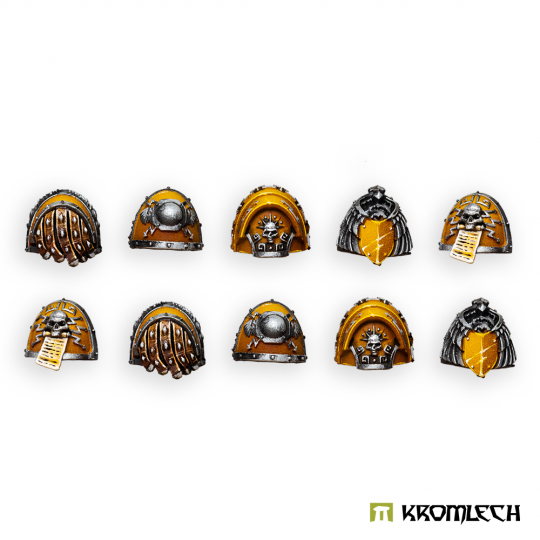 OMEGA LEGION SHOULDER PADS Minatures Kromlech    | Red Claw Gaming