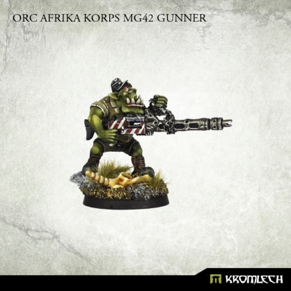 Orc Afrika Korps MG42 Gunner (1) Minatures Kromlech    | Red Claw Gaming