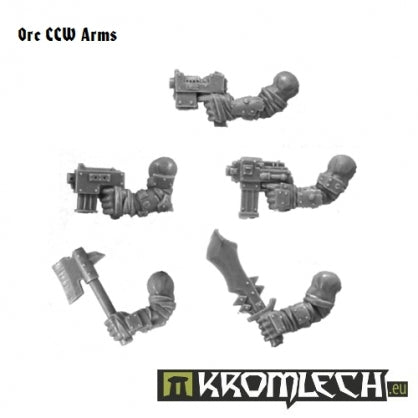 Orc CCW Arms (5) Minatures Kromlech    | Red Claw Gaming