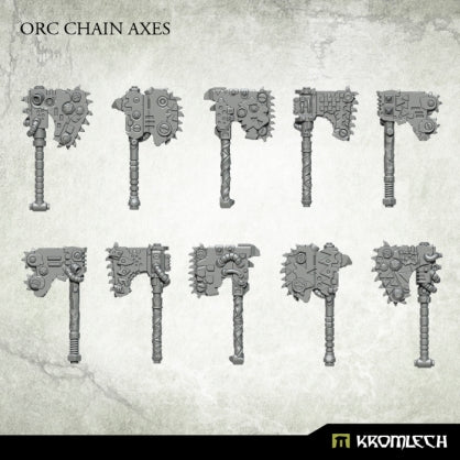 Orc Chain Axes (10) Minatures Kromlech    | Red Claw Gaming