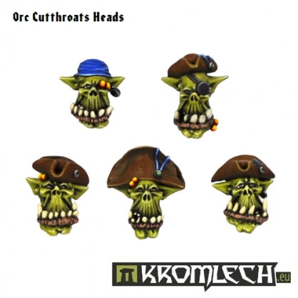 Orc Cutthroats Heads (10) Minatures Kromlech    | Red Claw Gaming