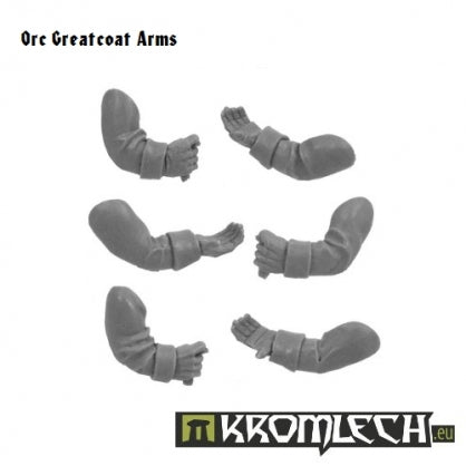 Orc Greatcoat Arms (5) Minatures Kromlech    | Red Claw Gaming