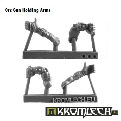 Orc Gun Holding Arms (5) Minatures Kromlech    | Red Claw Gaming