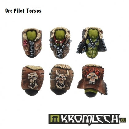 Orc Pilot Torsos (6) Minatures Kromlech    | Red Claw Gaming