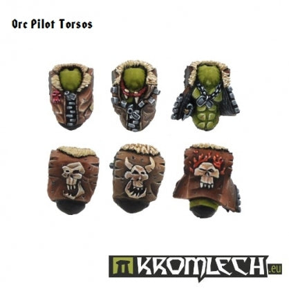 Orc Pilot Torsos (6) Minatures Kromlech    | Red Claw Gaming