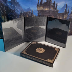 Premium Game Master Screen - Portrait Edition D&D Accessory Forged Gaming Black   | Red Claw Gaming