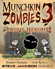 Munchkin Zombies 3 Hideous Hideouts Board Games Steve Jackson    | Red Claw Gaming