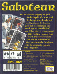 Saboteur Board Games Mayfair Games    | Red Claw Gaming