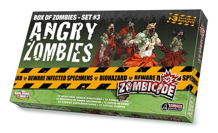 Box of Zombies Set #3: Angry Zombies Board Games CMON Games    | Red Claw Gaming