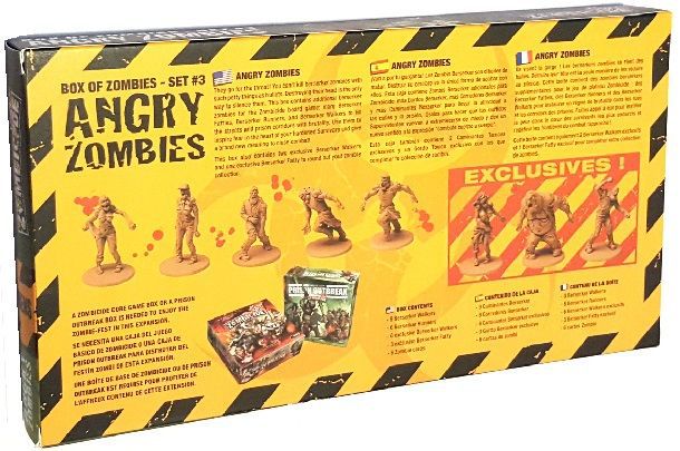Box of Zombies Set #3: Angry Zombies Board Games CMON Games    | Red Claw Gaming