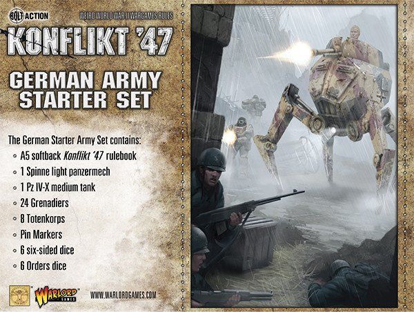Konflikt '47 German Army Starter Set Polish Warlord Games    | Red Claw Gaming