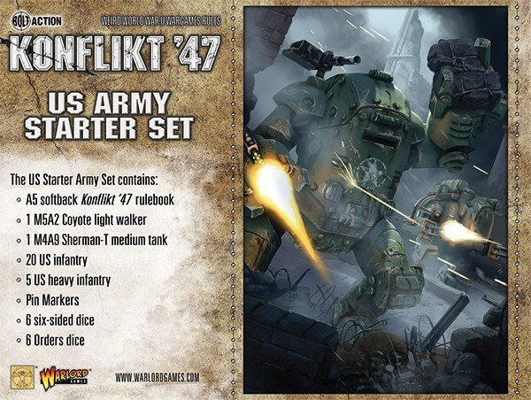 Konflikt '47 US Army Starter Set Polish Warlord Games    | Red Claw Gaming