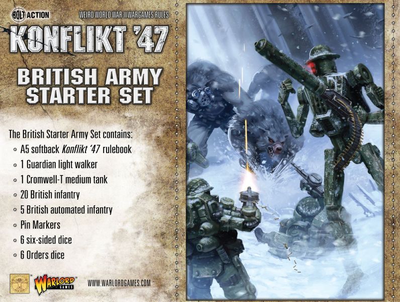 Konflikt '47 British Army Starter Set Polish Warlord Games    | Red Claw Gaming