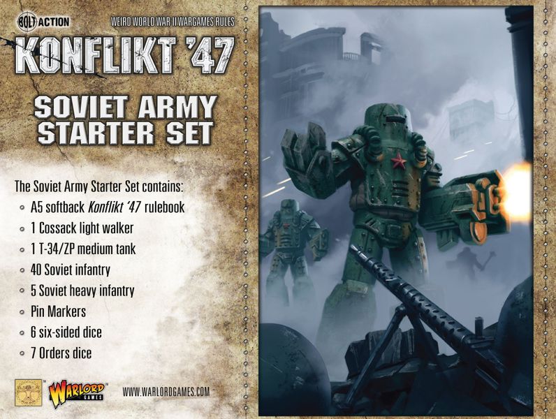 Konflikt '47 Soviet Army Starter Set Polish Warlord Games    | Red Claw Gaming
