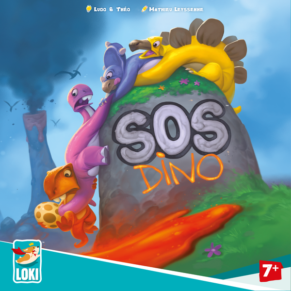SOS Dino Board Game Iello    | Red Claw Gaming