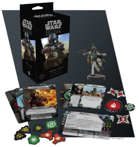 Boba Fett Operative Expansion Star Wars: Legion Fantasy Flight Games    | Red Claw Gaming