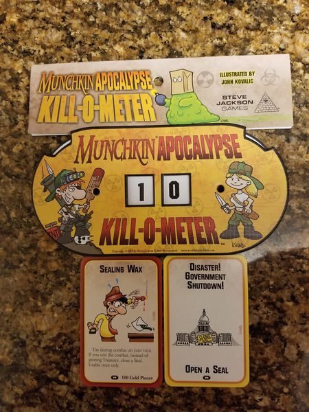 Munchkin Apocalypse Kill-O-Meter Board Games Steve Jackson    | Red Claw Gaming