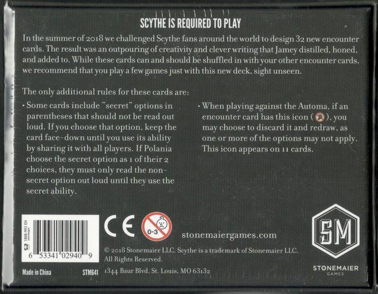 Scythe Encounters Board Games Stonemaier Games    | Red Claw Gaming