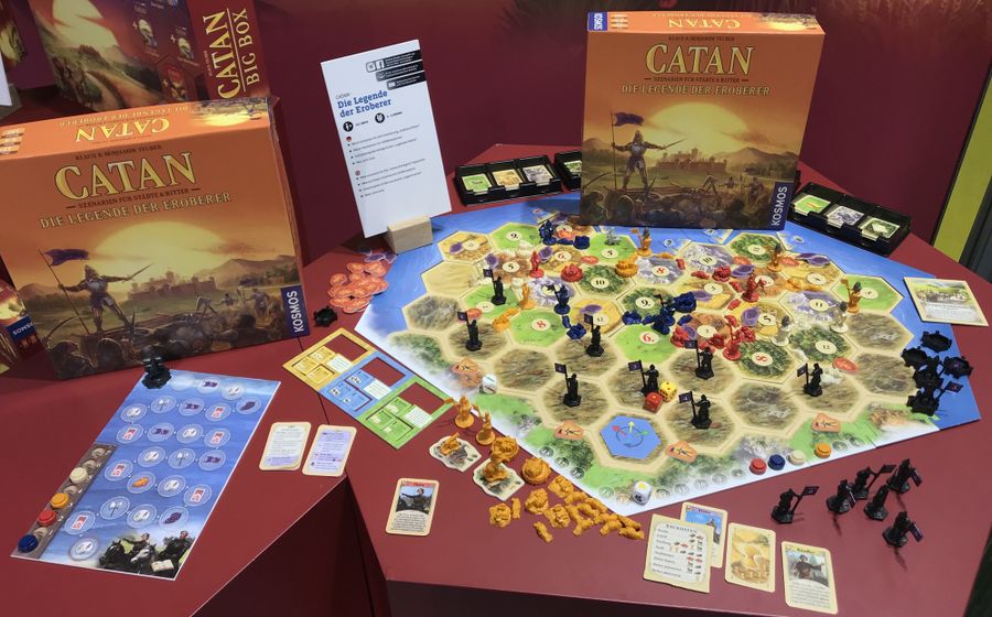 Catan Cities and Knights Scenario Legend of the Conquerors Board Game CATAN Studio    | Red Claw Gaming