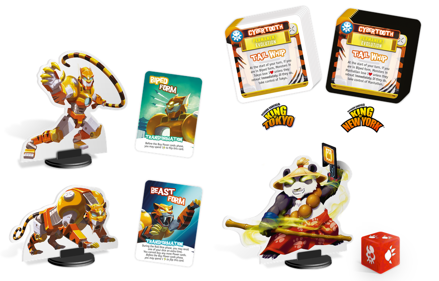 King of Tokyo/New York: Monster Pack - Cybertooth Board Games Iello    | Red Claw Gaming