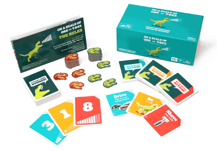 On A Scale Of One To T-Rex Board Game Exploding Kittens    | Red Claw Gaming