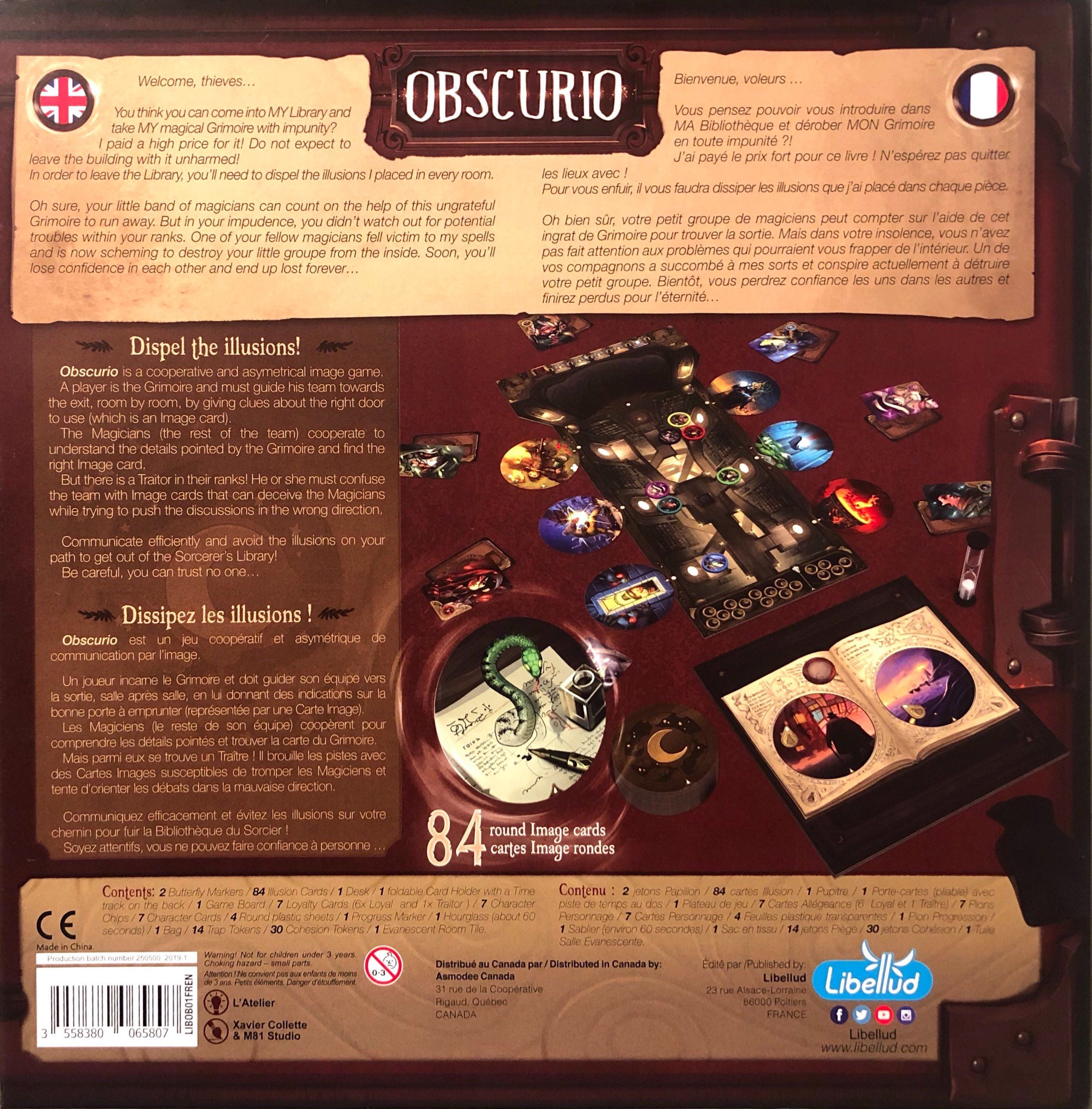 Obscurio Board Games Asmodee    | Red Claw Gaming