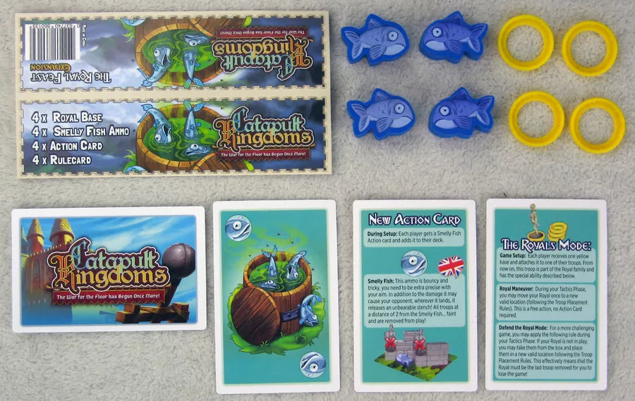 Catapult Feud: The Royal Feast Expansion Board Game Iello    | Red Claw Gaming